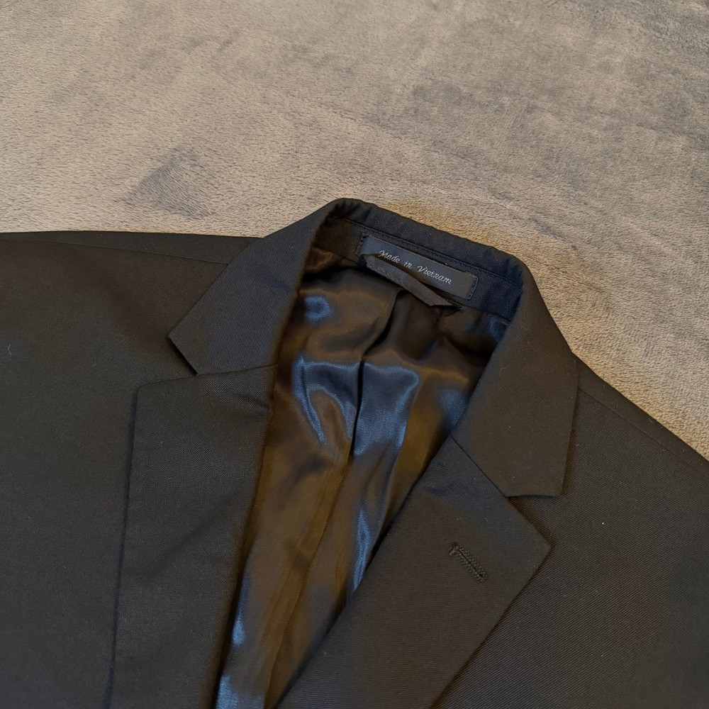 Lauren Ralph Lauren Suit Jacket Kids 18 Regular Black Two Button Blazer